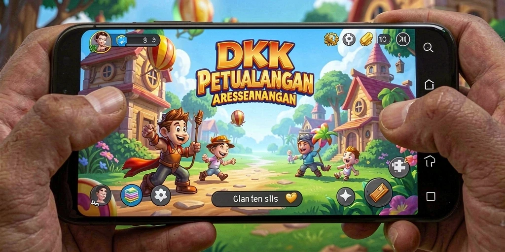 Gameplay menegangkan DKK dengan berbagai tantangan seru.