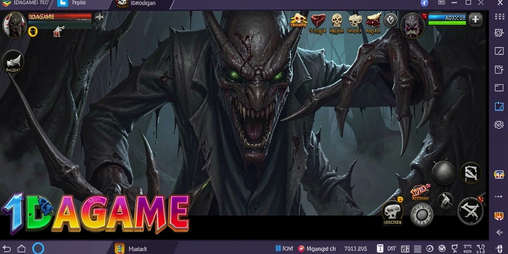 Screenshot permainan <strong>IDAGAME</strong> yang menunjukkan momen-momen menegangkan.