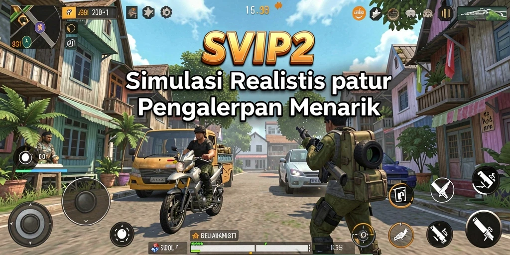 Tangkapan layar gameplay <strong>SVIP2</strong> menampilkan karakter yang menjalani aktivitas menarik.