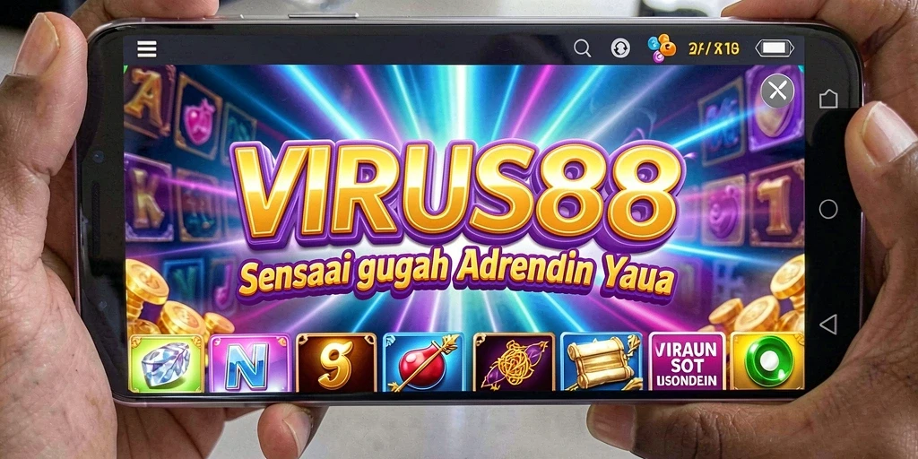 Gameplay seru dan menarik dari VIRUS88 dengan simbol slot yang menawan.